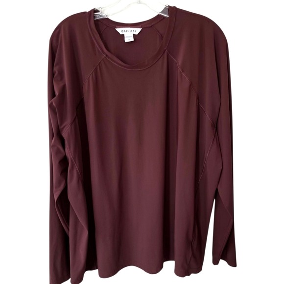 Athleta Ultimate Train Top in Spiced Cabernet Size 2X - Picture 8 of 10